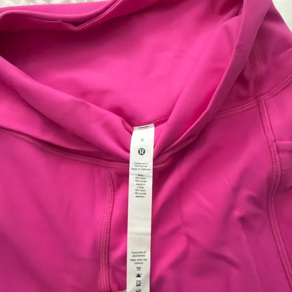 Lululemon Sonic Pink Leggings 25" High-Rise  - Image 3