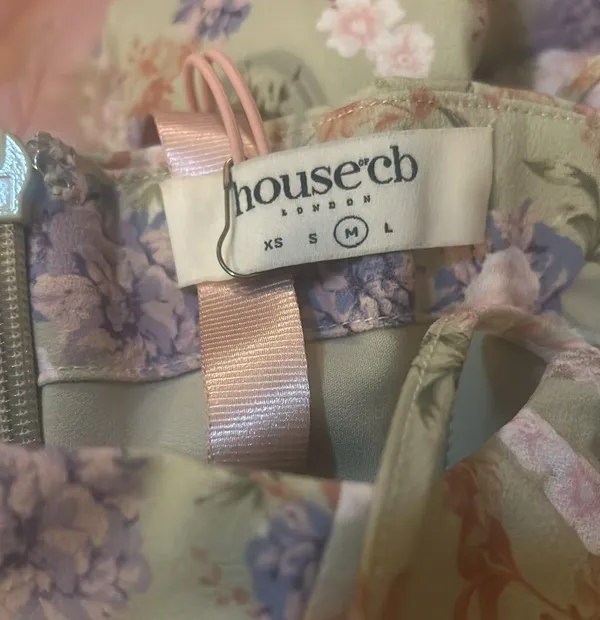 House Of CB Charlotte Peony Print Midi Sundress size M - Image 4