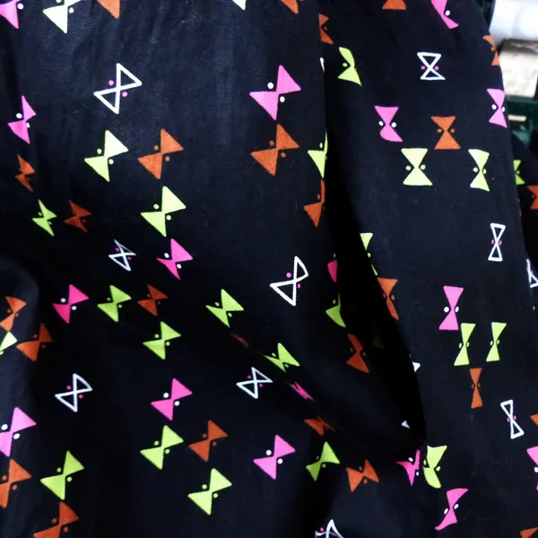Trashy Diva Lucy Skirt Womens 10 Black Hourglass Bow Print Retro Pinup Mod 50s - Image 6