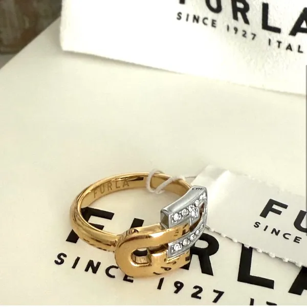 Furla Gold and Silver Ring Is Understated but Eye-catching | Full Inclusion - Image 3