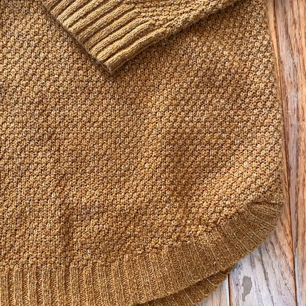 Carmel brown knit sweater Size M - Image 5
