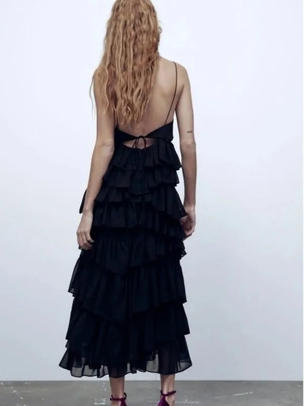 ZARA Poshmark ruffle dress - Image 2
