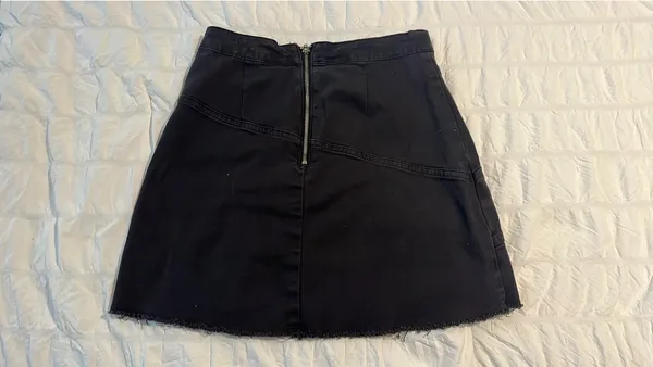 Mustard Seed Black Denim Skirt - Image 2