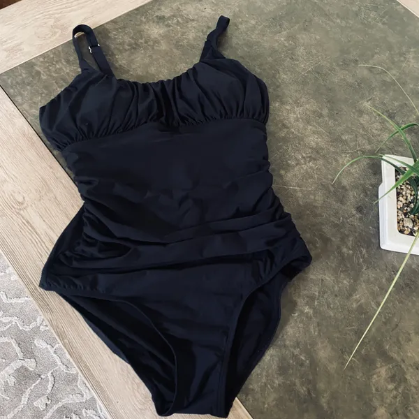 One Piece Swimsuit for Women Tummy Control Bathing Suits Ruched Swimwear - Image 7