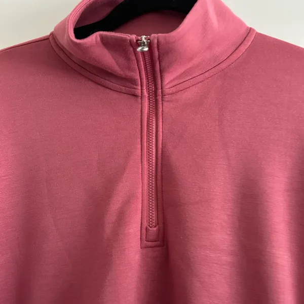 Varley Dusty Rose Half-Zip Turtleneck Pullover - Image 4