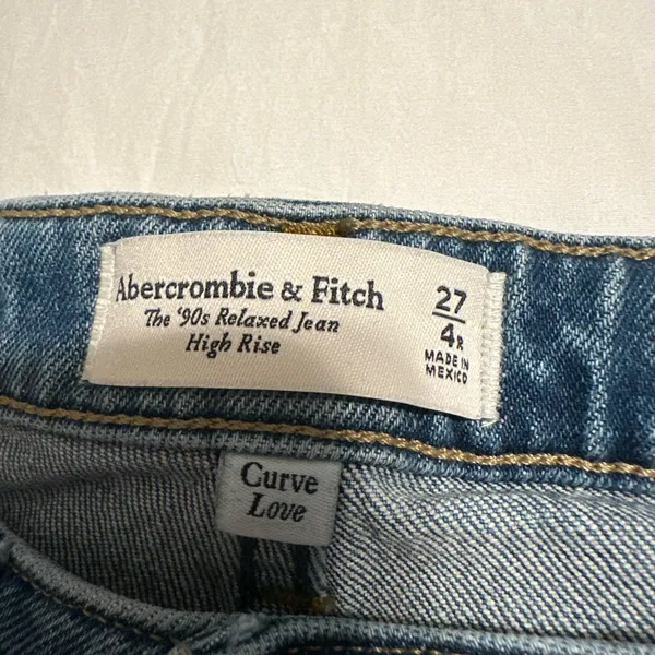 Abercrombie & Fitch Denim High Rise Jeans - Image 3