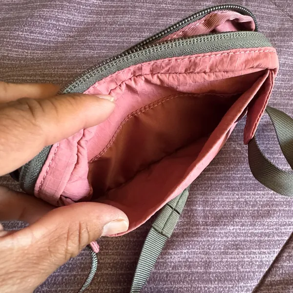 lululemon athletica Pink Kids Belt Bag with Olive Strap - Image 4