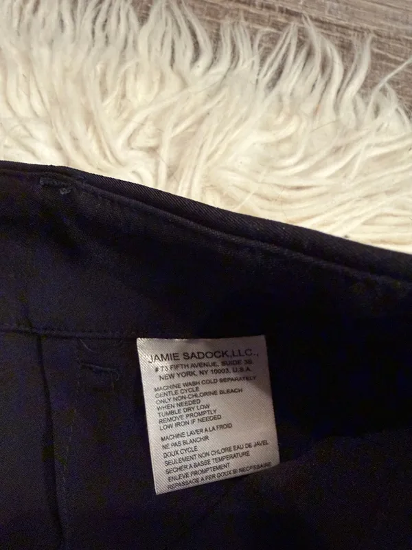 NWOT Jamie Sadock stretch capri golf pants multi pocket black 8 - Image 4