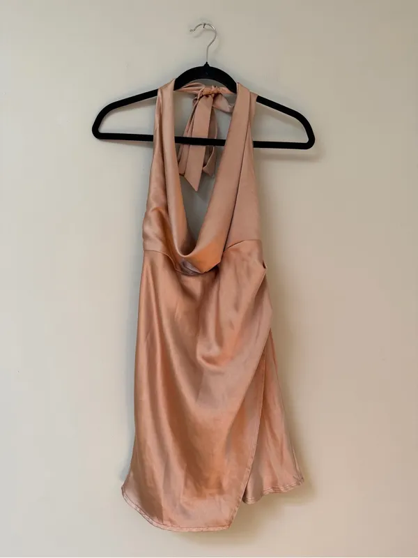 Hello Molly Want You Around Me Dress in Gold - Image 3