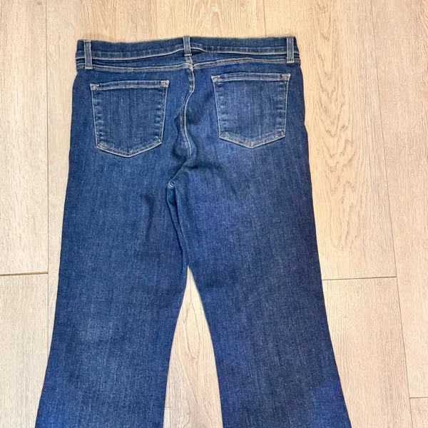 J Brand Selena Jeans Women's‎ Size 31 Dark Wash Denim Cropped Bootcut Casual - Image 8