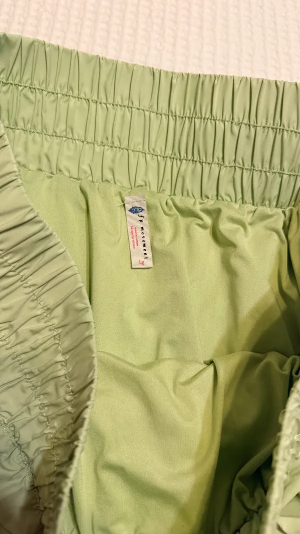 Free People Movement Get Your Flirt On Shorts Green - Image 2
