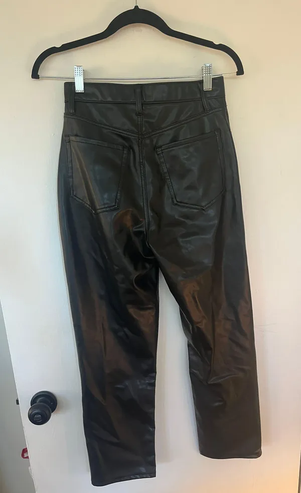 Abercrombie Curve Love Leather Pants - Image 3
