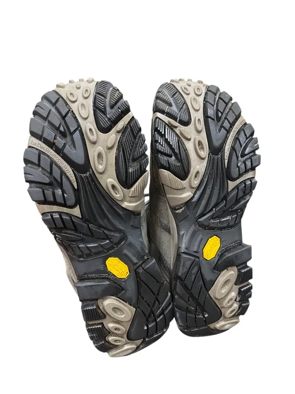 Merrell Vibram waterproof wms gray leather walk hiking sneakers sz 10 SKU 10-697 - Image 4