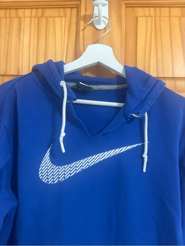 💜Nike Royal Blue Size Medium Hooded Sweatshirt - Image 2