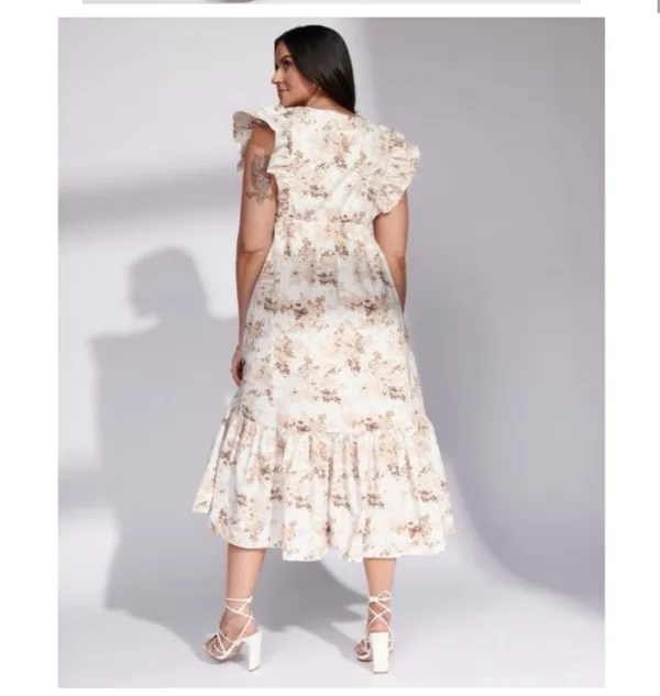 Abercrombie Midi Dress Floral - Image 2