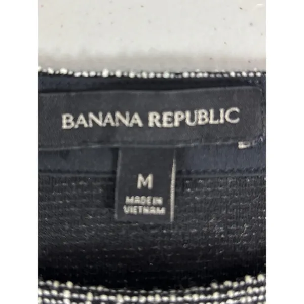 Banana Republic Bell Sleeve Blouse Medium Gray Crew Neck Pullover Casual‎ - Image 5
