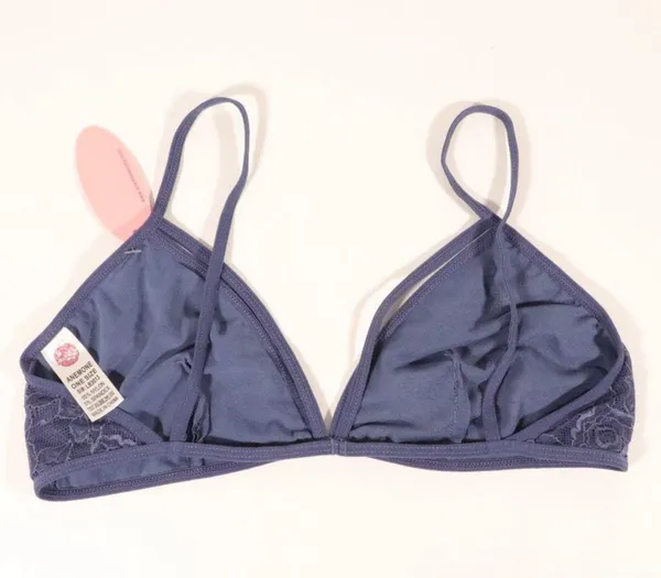 Anemone NWT Unlined Bralette in Blue-Gray One Size - Image 2