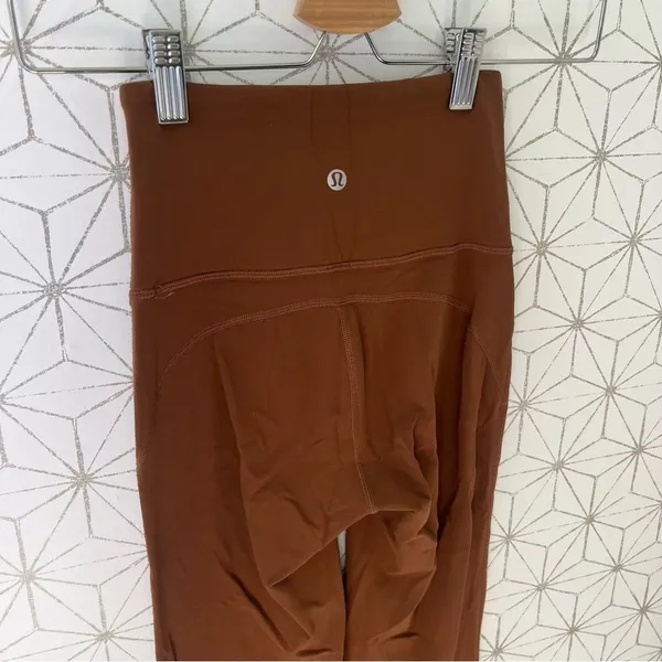 Lululemon Groove Super-High-Rise Flared Pant Nulu Roasted Brown - Image 7