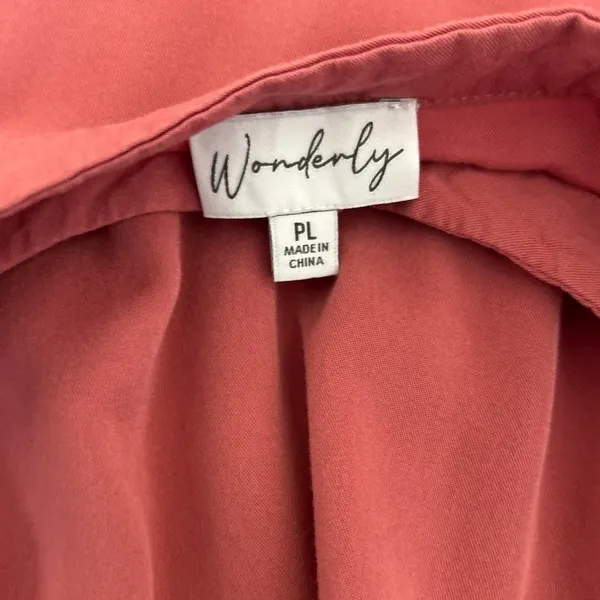 Wonderly‎ Women Cottagecore Boho Tiered Midi Dress PL Rose Puff Sleeve Prairie - Image 7
