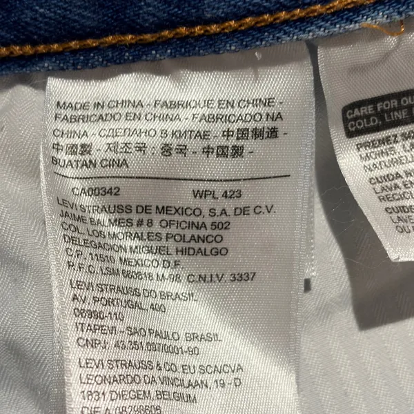 Levi's 501 Denim Shorts Womens 29 Blue Excellent White Oak Cone‎ Denim Cutoffs - Image 8