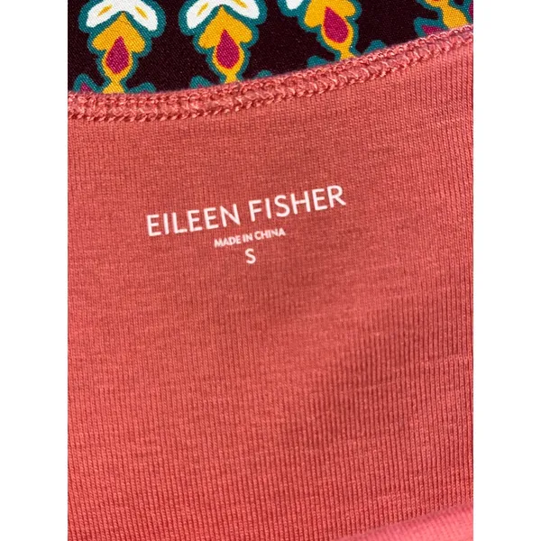 Eileen‎ Fisher Womens Organic Cotton Scoop Neck Tank Top Terracotta Red Small - Image 3