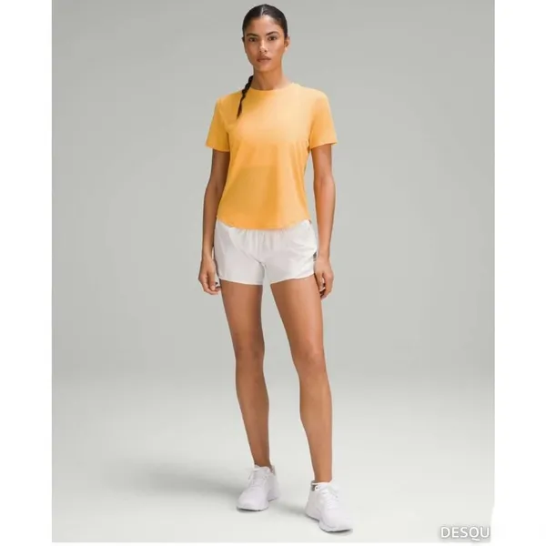 Lululemon Shirt Size 2 Orange Mango‎ Dream High Neck Running Sporty Clean Girl - Image 8
