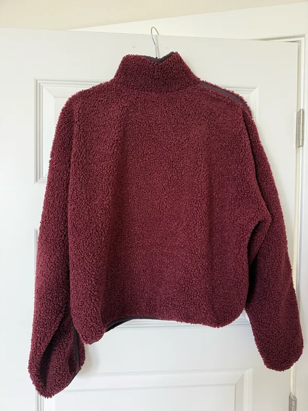 Old Navy Sherpa Quarter-Zip Pullover - Image 2