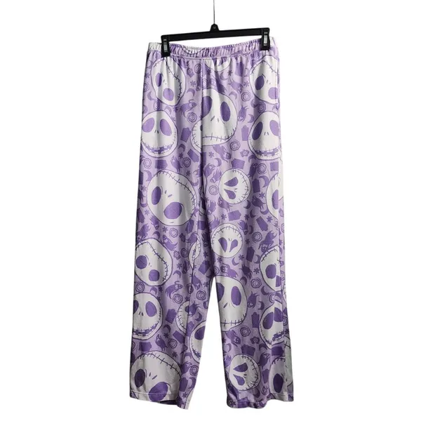 Disney Nightmare Before Christmas Jack Skellington Purple Pants Medium‎ 8/10 - Image 2