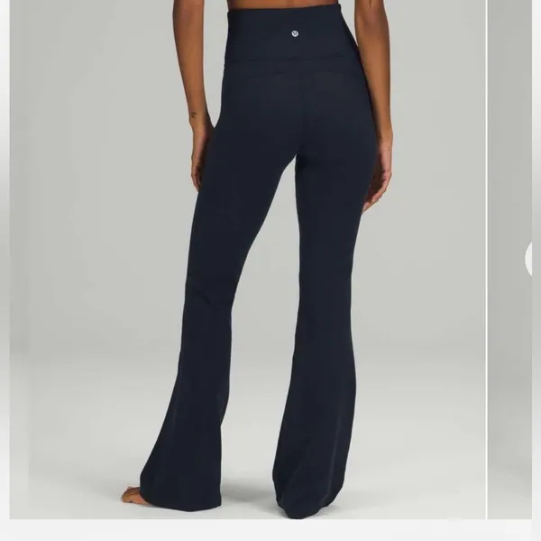 Lululemon Groove Super-High-Rise Flared Pant Nulu™ True Navy 2 - Image 6