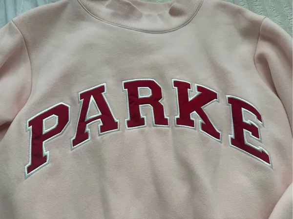 Parke Varsity Mockneck Valentines Pink - Image 5