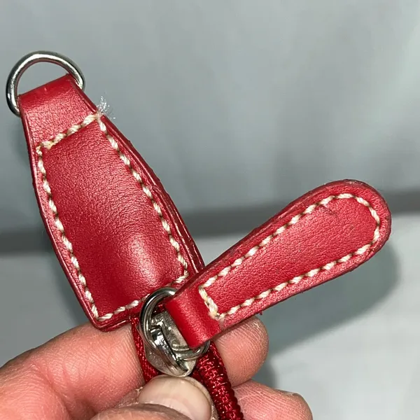 Zipper pouch with C’s pattern RED - Image 5