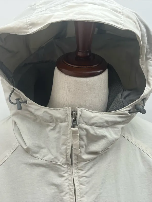 Eddie Bauer Womens Gray Hooded Thermore Insulated Fleece Lined Jacket Small - Image 4