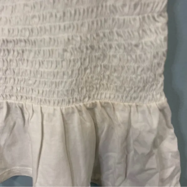 American Eagle Outfitters Cream Off-Shoulder top shirt Blouse size Small - Image 3