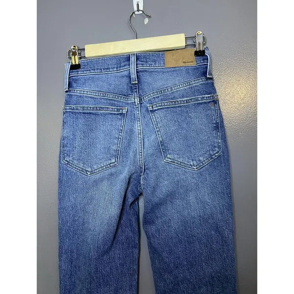 Madewell The Perfect Vintage Jeans Womens 23 Med Wash High Rise Straight Denim - Image 5