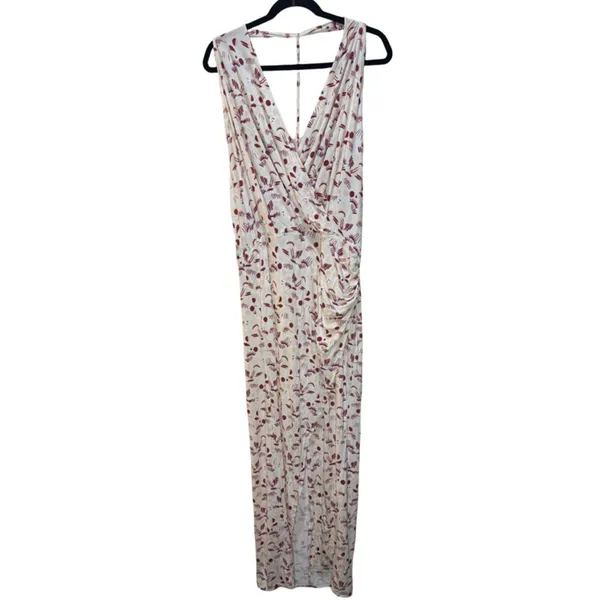 Free People Daria Graphic Maxi Dress in Ivory Combo Size XL - Image 5