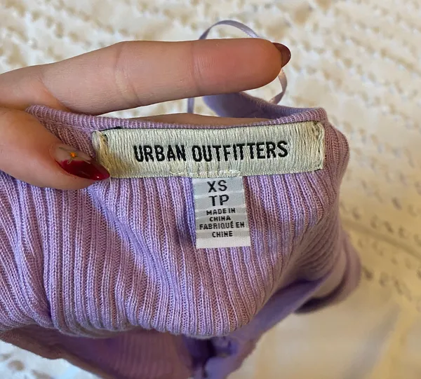Urban Outfitters Tie Front Top - Image 3