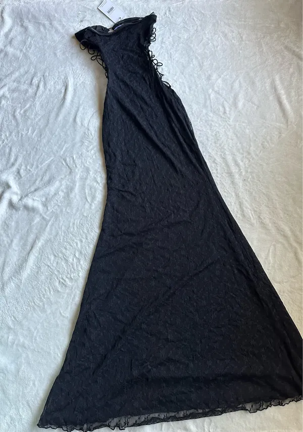 Outcast Clothing Whitley Maxi Dress Black - Image 8