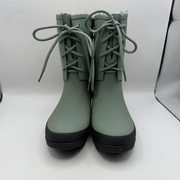 Bogs Amanda II‎ Lace 537823 Rain Boots Women's Sz 6 Jade Waterproof Comfort - Image 3