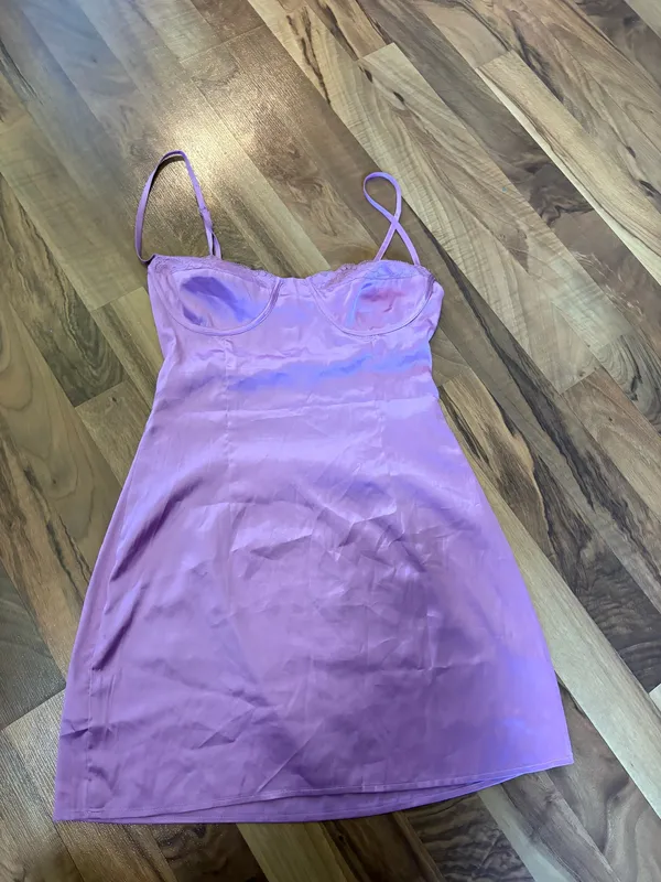 Beginning Boutique Trouble Strappy Mini Pink Dress Size 4 - Image 5