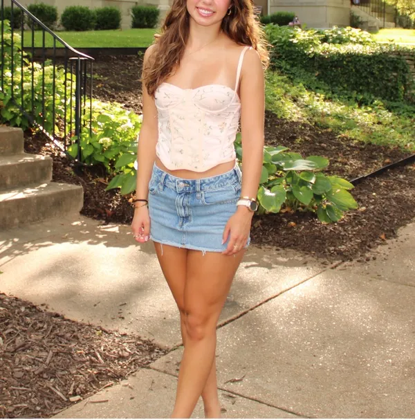 PacSun Mini Skirt Denim - Image 2