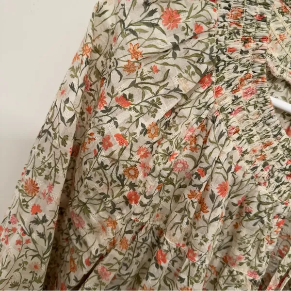 American Eagle Floral Long Sleeve Blouse - Image 3