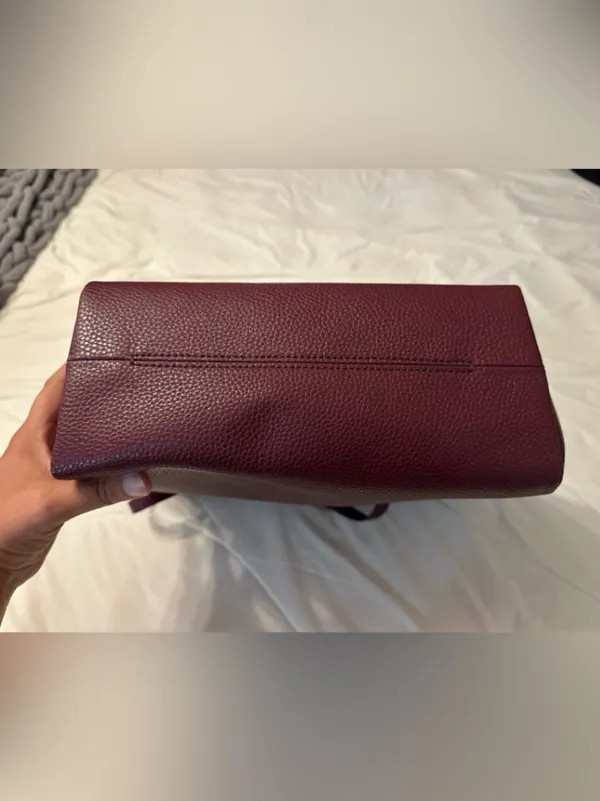 Thacker Anya Burgundy Tote Bag - Women's Shoulder Bag - Image 7