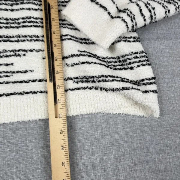 BALTICBORN‎ Sweater Womens L White Polyester Pullover Crew Neck Chunky-Knit - Image 4