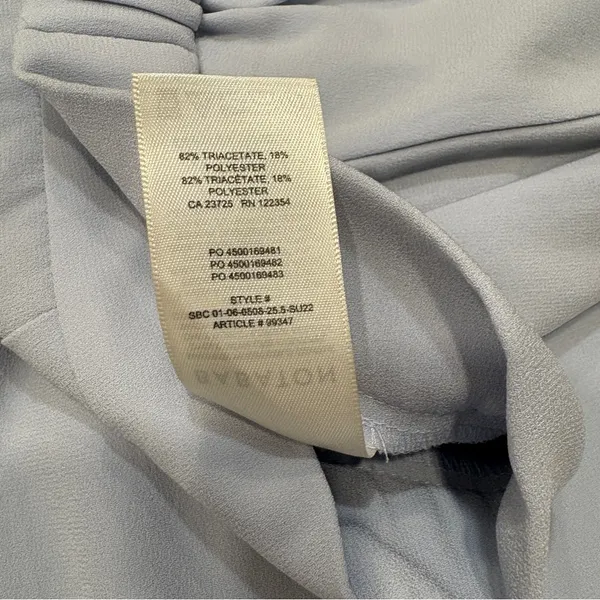 🌟Babaton🌟 Aritzia Conan Crepe Pull On Crop Trouser Pale Blue Sz 0 - Image 7
