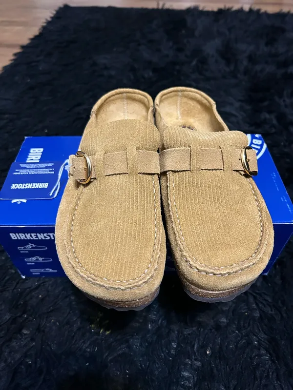 BIRKENSTOCK Buckley leather mules clogs slip on shoes new - Image 2