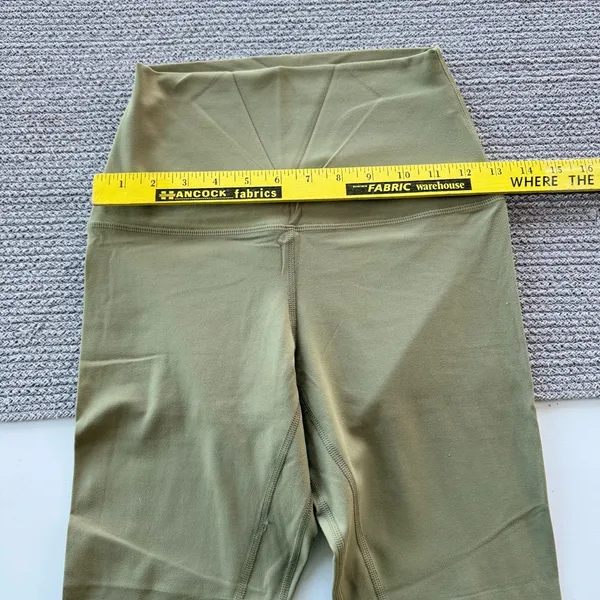 CRZ Yoga Light Spring Green High Rise Leggings 25” Inseam Size Small - Image 4