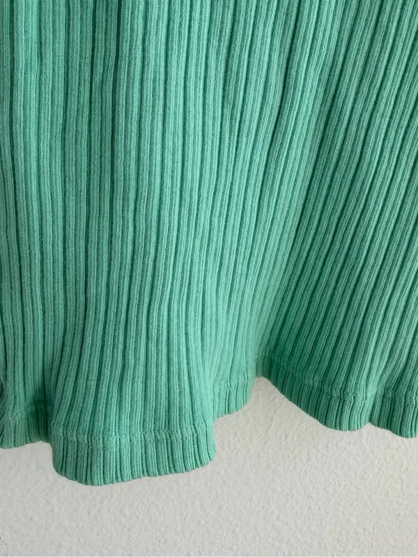 Brandy Melville Beyonca Tank Top Mint Green Ribbed NWT - Image 4