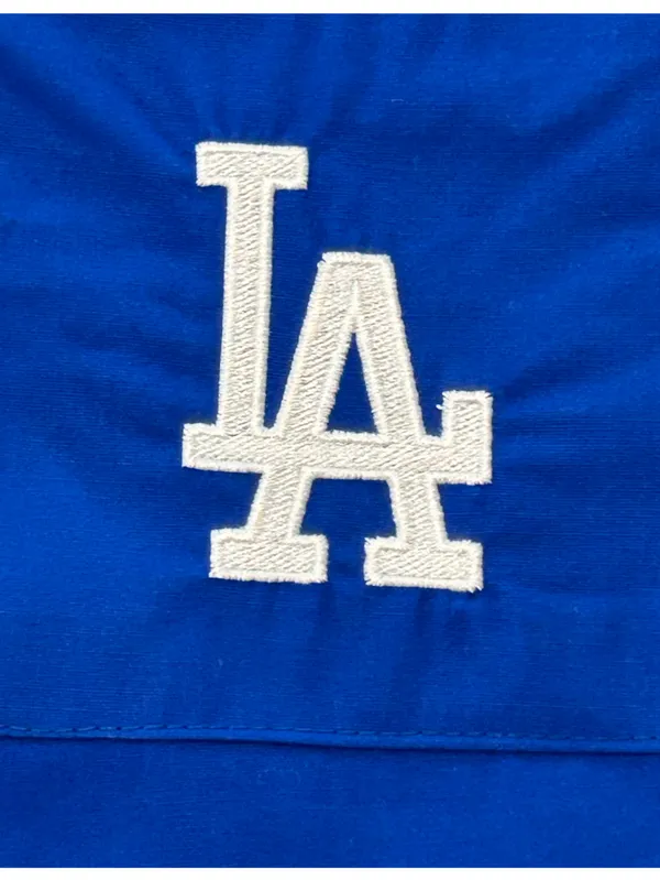 LA Dodgers Y2K Scrub Top Medical Uniform Royal Blue Unisex SM Concepts Sport MLB - Image 7