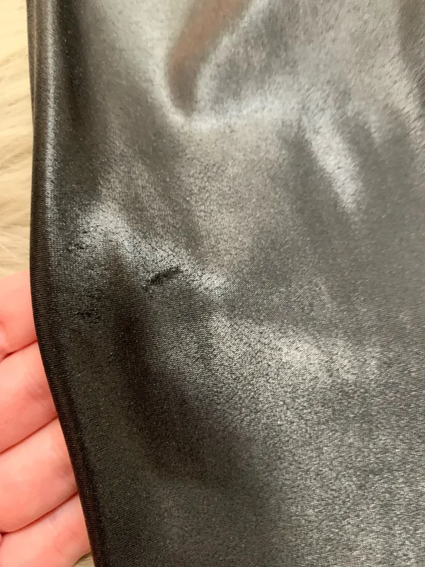 SPANX Faux Leather Leggings Black Medium - Image 12