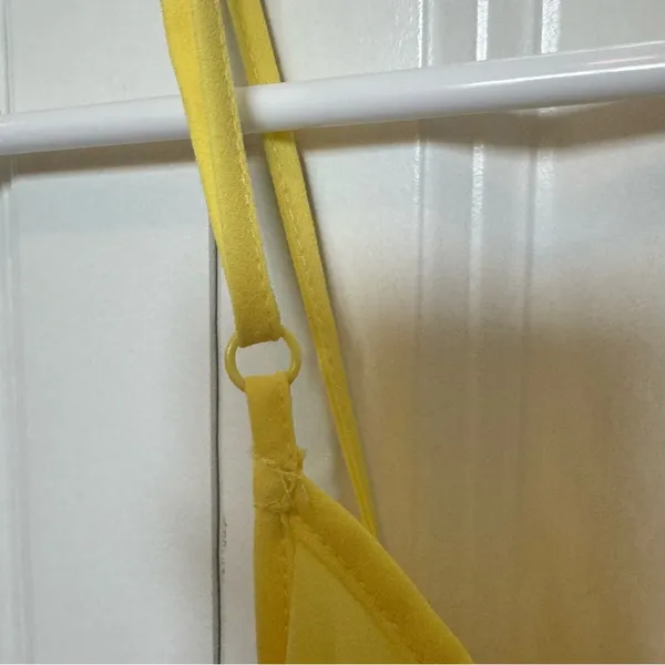 Yellow honeycomb tank top Size M - Image 2